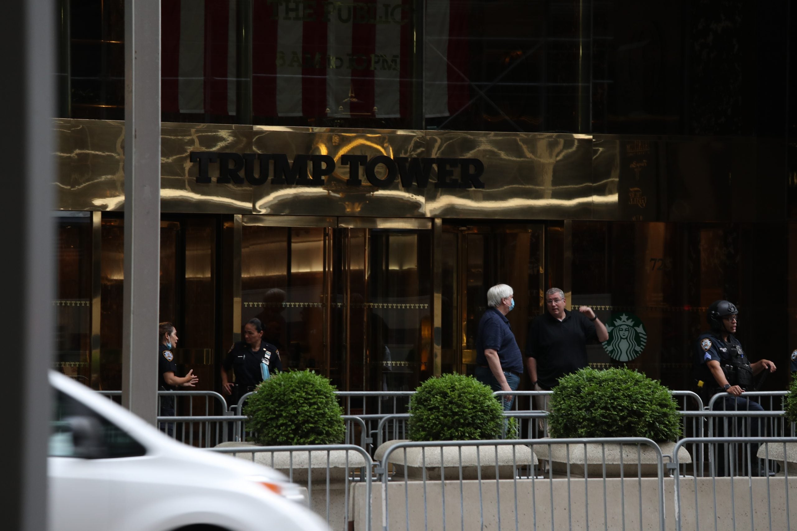 NYC Begins Painting Black Lives Matter Street Mural In Front Of Trump Tower